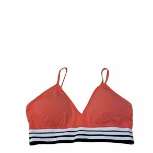 Final Price. Mac Pullover Sport Bra in Orange. S